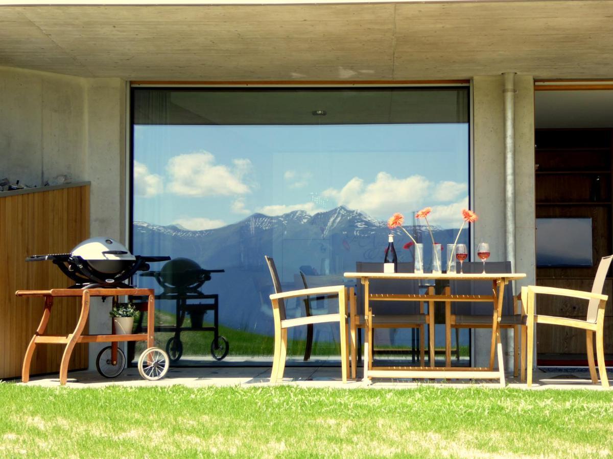 Casa Admisa, Spektakulaere Aussicht, Ski In And Out, Hochwertige Einrichtung, Valserstein Und Eiche Flims Eksteriør bilde