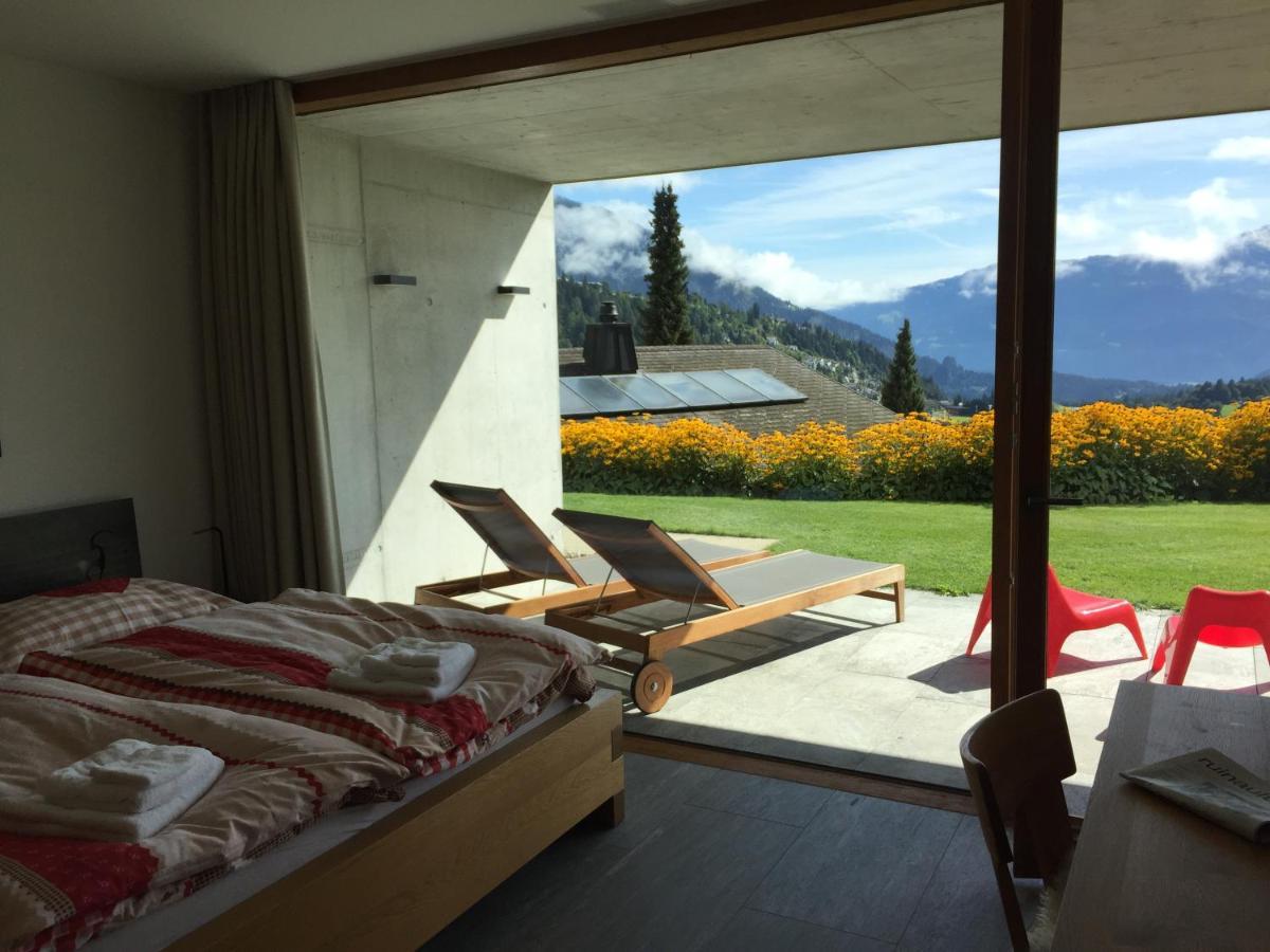 Casa Admisa, Spektakulaere Aussicht, Ski In And Out, Hochwertige Einrichtung, Valserstein Und Eiche Flims Eksteriør bilde