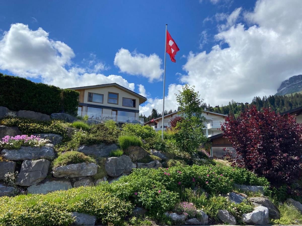 Casa Admisa, Spektakulaere Aussicht, Ski In And Out, Hochwertige Einrichtung, Valserstein Und Eiche Flims Eksteriør bilde