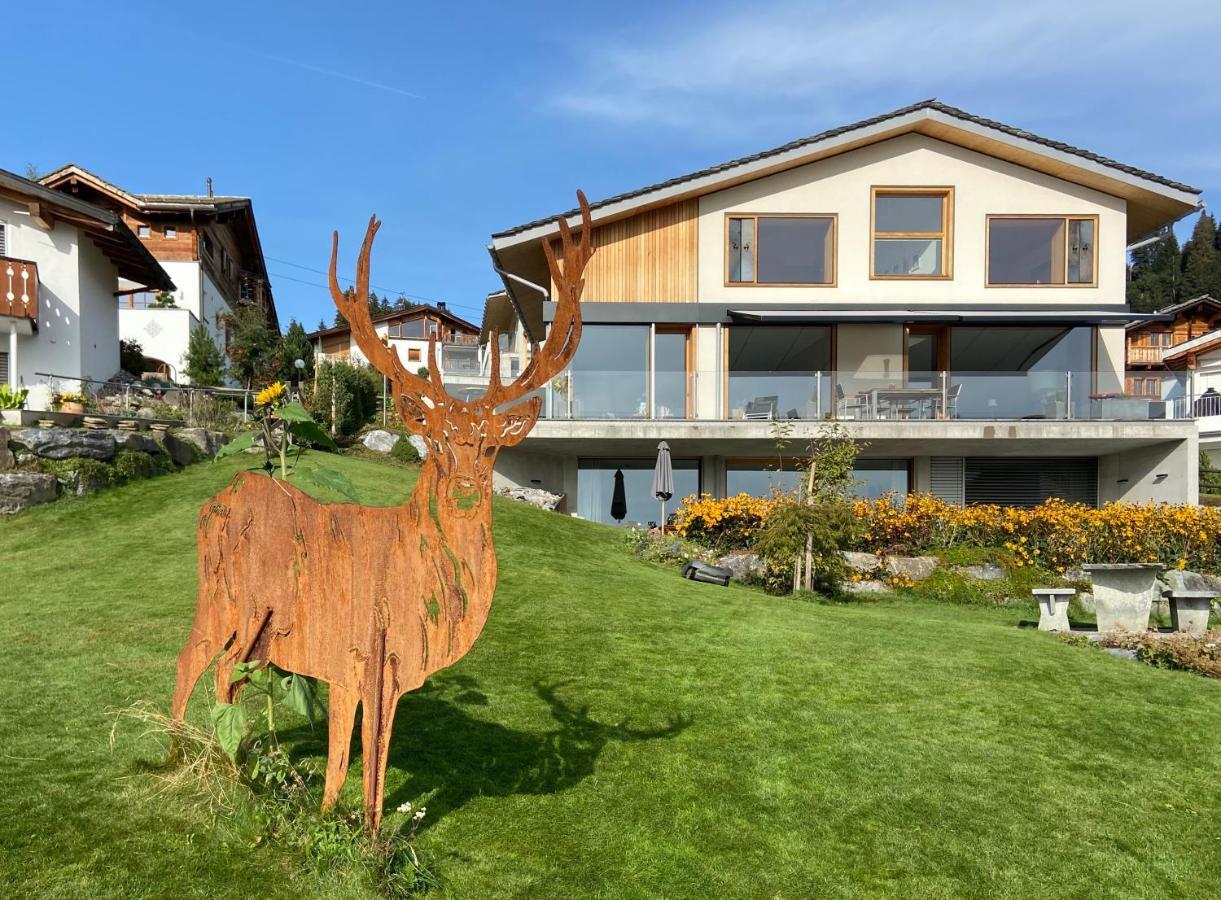 Casa Admisa, Spektakulaere Aussicht, Ski In And Out, Hochwertige Einrichtung, Valserstein Und Eiche Flims Eksteriør bilde