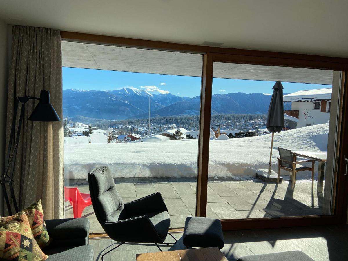 Casa Admisa, Spektakulaere Aussicht, Ski In And Out, Hochwertige Einrichtung, Valserstein Und Eiche Flims Eksteriør bilde