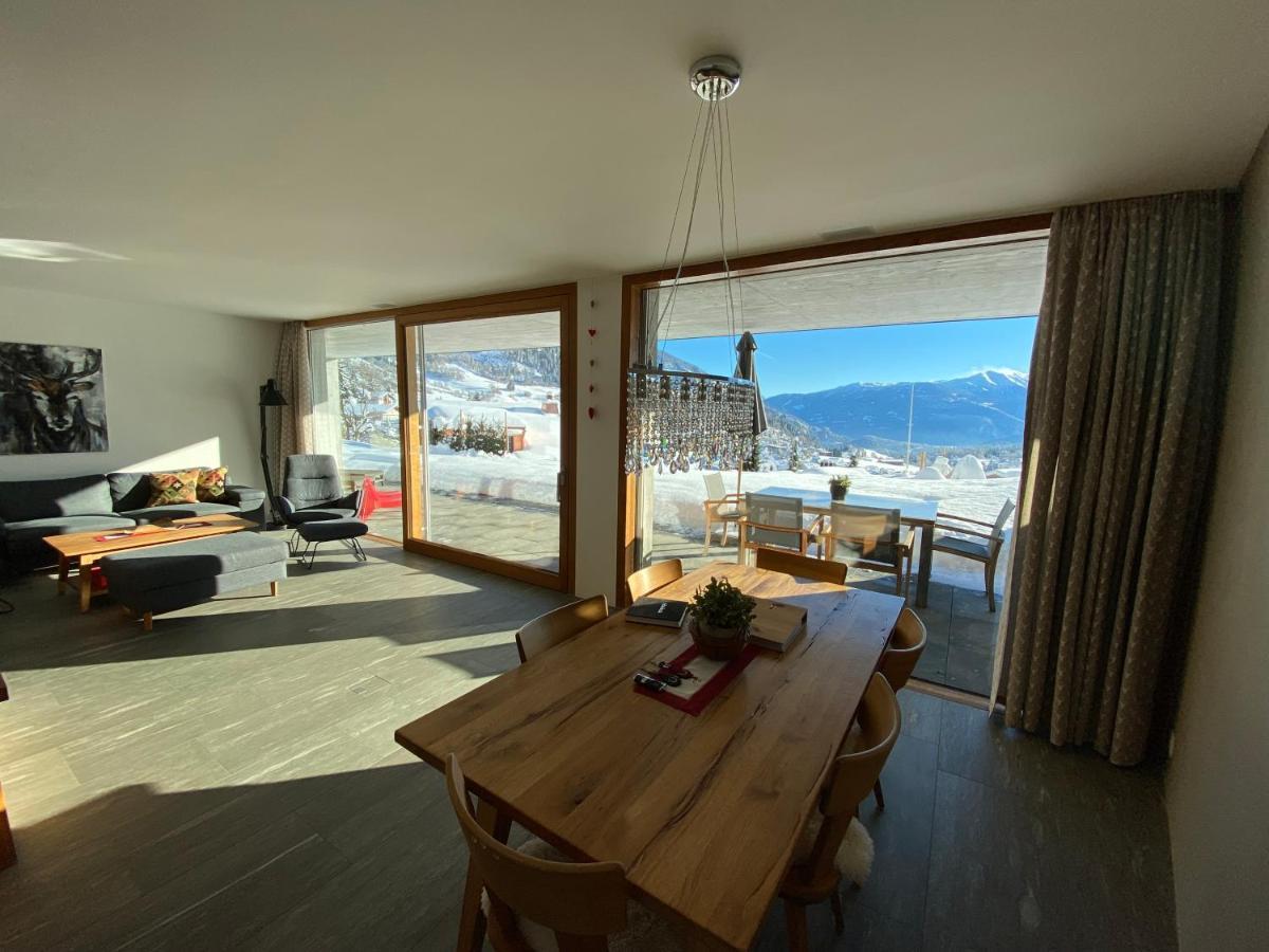 Casa Admisa, Spektakulaere Aussicht, Ski In And Out, Hochwertige Einrichtung, Valserstein Und Eiche Flims Eksteriør bilde