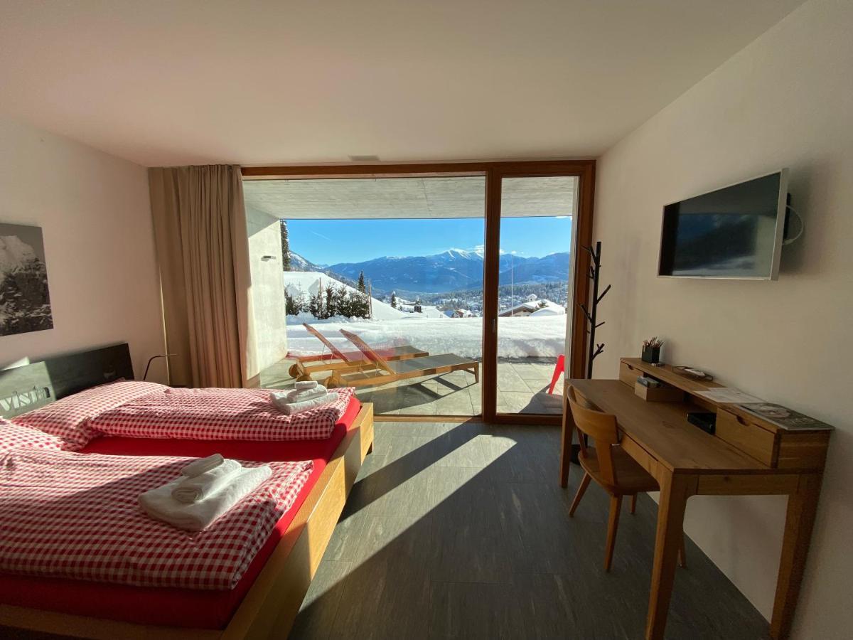 Casa Admisa, Spektakulaere Aussicht, Ski In And Out, Hochwertige Einrichtung, Valserstein Und Eiche Flims Eksteriør bilde