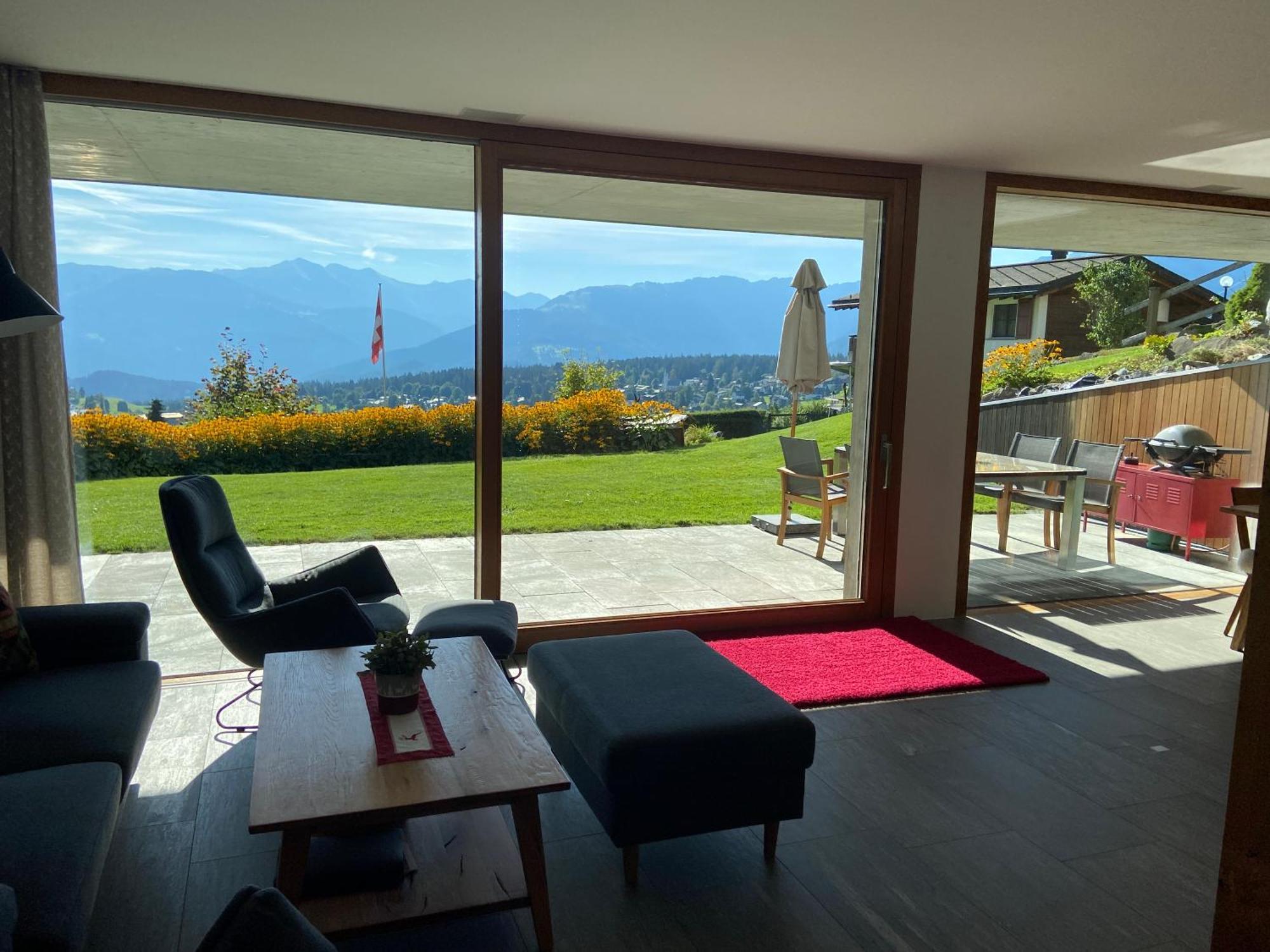 Casa Admisa, Spektakulaere Aussicht, Ski In And Out, Hochwertige Einrichtung, Valserstein Und Eiche Flims Eksteriør bilde