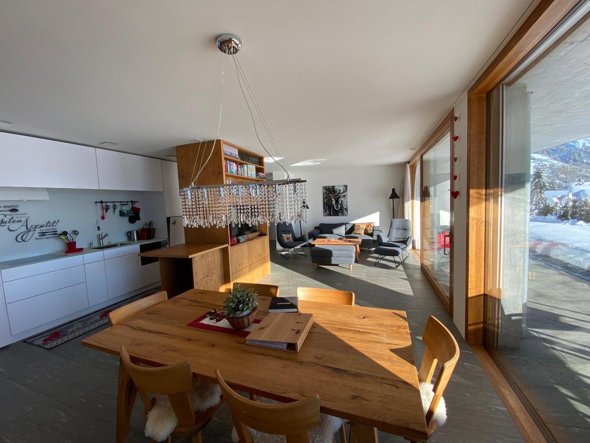 Casa Admisa, Spektakulaere Aussicht, Ski In And Out, Hochwertige Einrichtung, Valserstein Und Eiche Flims Eksteriør bilde