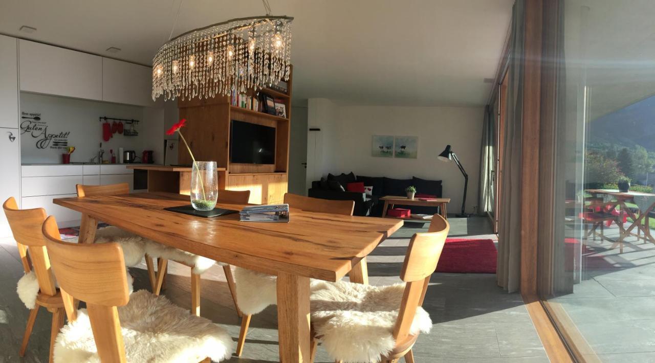 Casa Admisa, Spektakulaere Aussicht, Ski In And Out, Hochwertige Einrichtung, Valserstein Und Eiche Flims Eksteriør bilde